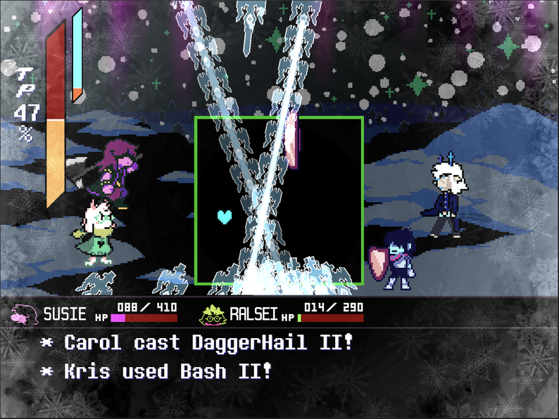 DELTARUNE - Alternate Ending - Chapter 7A Penultimate Carol boss screenshot 2