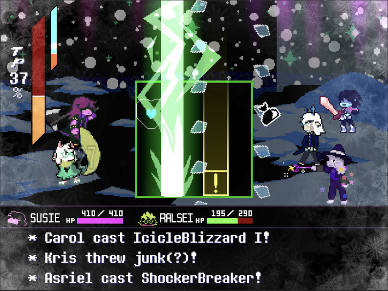 DELTARUNE - Alternate Ending - Chapter 7A Penultimate Carol boss screenshot 1